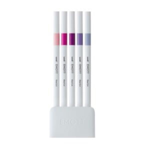UNI-BALL  Fineliner Emott          0.4mm PEM-SY_5  floral                 5 Stück