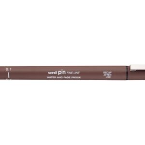 UNI-BALL  Fineliner Pin            0.1mm PIN01-200 sepia