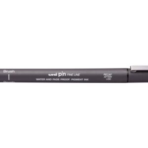 UNI-BALL  Fineliner Pin            Brush PINBR-200 dunkelgrau