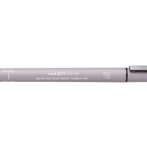 UNI-BALL  Fineliner Pin            Brush PINBR-200 hellgrau