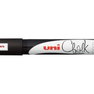 UNI-BALL  Chalk Marker         1.8-2.5mm PWE5M     schwarz, Rundspitze