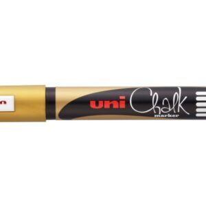 UNI-BALL  Chalk Marker         1.8-2.5mm PWE5M     gold, Rundspitze