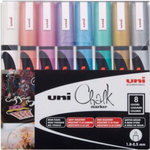 UNI-BALL  Chalk Marker         1.8-2.5mm PWE-5M 8C 8 Stück ass.