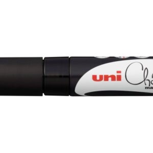 UNI-BALL  Chalk Marker               8mm PWE-8K    schwarz, Keilspitze