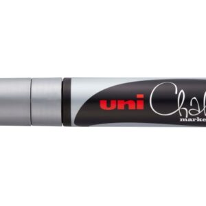 UNI-BALL  Chalk Marker              15mm PWE-17K   silber, Keilspitze