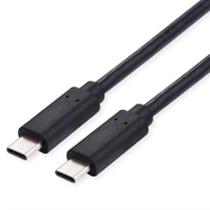 VALUE     USB-C-C, Lade & Datenkabel 11.99.830 Black, ST/ST, PD3.0/100W    2m