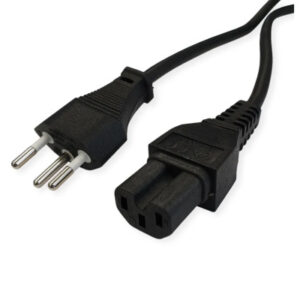 VALUE     Netzkabel                Black 19.99.121 T12 auf C15               1.8m