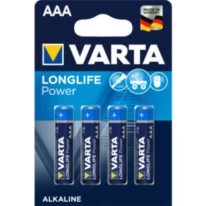VARTA     Batterie Longlife Power 04903 121 AAA/LR03, 4 Stück