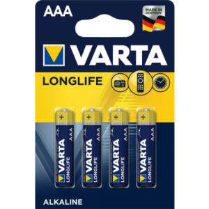 VARTA     Batterie 410310141 Longlife, AAA/LR03, 4 Stück