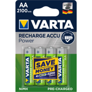 VARTA     Batterie Akku 567061014 AA/HR06, 2100 mAh, 4 Stück
