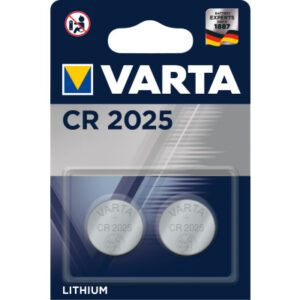 VARTA     Knopfzelle 602510140 CR2025, 2 Stück