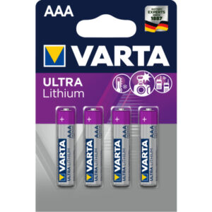 VARTA     Lithium 610330140 AAA/LR03, 4 Stück