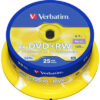 VERBATIM  DVD+RW  Spindle          4.7GB 43489     4x                      25 Pcs