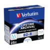 VERBATIM  BD-R   Jewel              25GB 43823     M-Disc IJ print.         5 Pcs – Bild 2