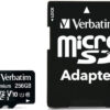 VERBATIM  Micro SDXC Card          256GB 44087     with Adapter Class 10. UHS 1 – Bild 2