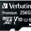 VERBATIM  Micro SDXC Card          256GB 44087     with Adapter Class 10. UHS 1