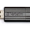 VERBATIM  USB-Drive Pin Stripe       8GB 49062     black