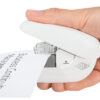 WEDO      Klammerloser Hefter MINI 1272000   weiss                  5 Blatt – Bild 4