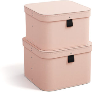 BIGSO BOX Aufbewahrungsbox Ludvig 746252133 dusty pink             2er-Set