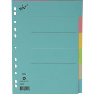 BÜROLINE  Kartonregister              A4 40578     bunt                  6-teilig