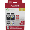 CANON     Photo Value Pack L/XL    CMYBK PGCL540/1 PIXMA MG2150      GP-501 50Bl.