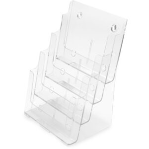 DEFLECTO  Prospekthalter Docuholder   A4 77441     hoch, 4 Fächer