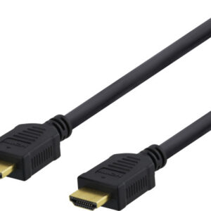 DELTACO   HDMI cable Highspeed Premium HDMI1015D w/Ethernet, 4K UHD,1.5m, Bl.