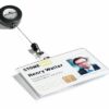 DURABLE   Namensschild für Badge 85x54mm 801619    10 Stück      ausziehbar -80cm – Bild 2