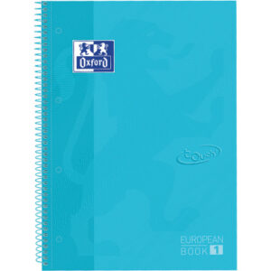 OXFORD    Spiralbuch, kariert 5mm    A4+ 400107010 pastellblau           80 Blatt