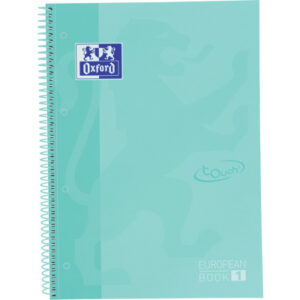 OXFORD    Spiralbuch kariert 5mm     A4+ 400117274 pastellmint           80 Blatt