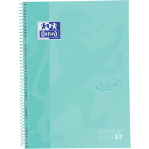 OXFORD    Spiralbuch                 A4+ 400138326 liniert pastellmint   80 Blatt