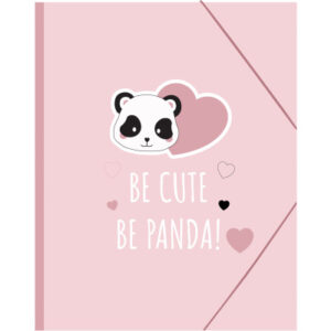 ANCOR     Gummibandmappe              A4 117066    B'LOG CUTE PANDA, Panda