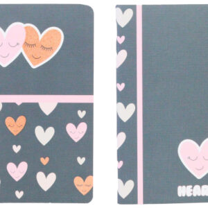 ANCOR     Notizheft                   A4 118247    B'LOG HEARTS,90g,liniert 48Bl.