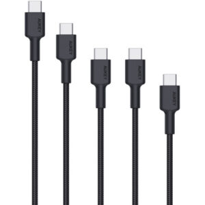 AUKEY     USB-C-to-C Cable CB-CD37A  5 Pack,1x 2m,3x1m,1x0.5m