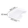 BIELLA    Briefablage COMBO-MIDI      A4 11723503  transluzent, quer – Bild 3