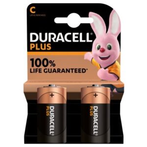 DURACELL  Batterie Plus Power MN1400    C, LR14, 1.5V          2 Stück
