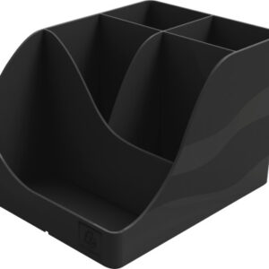 EXACOMPTA Stifteköcher Neo Deco 69514D    schwarz               5 Fächer