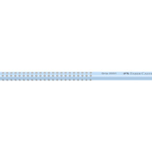 FABER-CA. Bleistift Grip 2001          B 217274    sky blue, mit Radierer