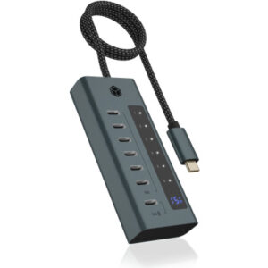 ICY BOX   USB-C - 7-Port Hub IBHUB1457 6x 3.2 Gen2, 1x PD 20W