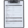 KOLMA     Klemmbrett RPET             A4 06.007.03 hoch grau              32x23cm – Bild 2