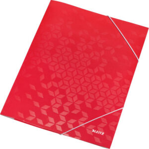 LEITZ     Gummibandmappe WOW          A4 39820026  rot