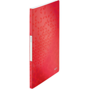 LEITZ     Sichtbuch WOW PP            A4 46310026  rot                 20 Taschen