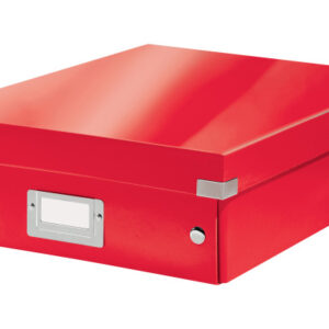 LEITZ     Click&Store WOW Org.box M 60580026  rot              281x100x370mm