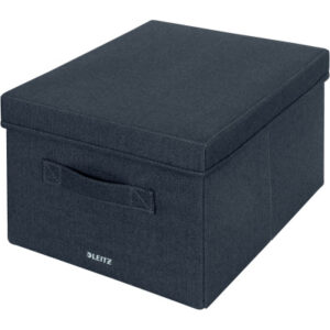 LEITZ     Aufbewahrungsbox mit Deckel 61440089  samtgrau 2 Stk. 28.5x20.3x38cm