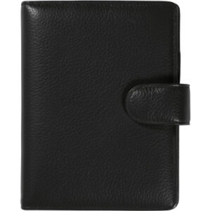 SUCCES    Agenda Mini Ringbuch Cadiz 84136502U Leder schwarz       9.5x12.5cm