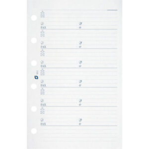 SUCCES    Agenda Junior Adressseiten 84201200U weiss 50 Blatt        8x12.5cm