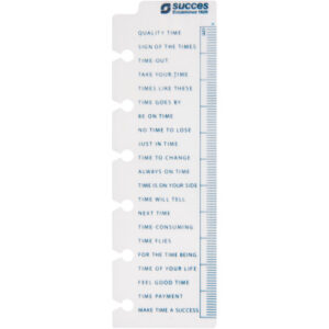 SUCCES    Agenda Junior Massstab 84220200U transparent