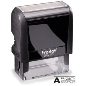 TRODAT    Stempel Prioritaire 4912APRIO schwarz                47x18mm