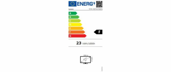 Lenovo Monitor ThinkVision T27hv-30 (6ms, 1000:1, HDMI, DP, DP-out, USB Type-C) – Bild 3