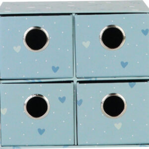 ANCOR     Schubladen Box 117943    B'LOG SWEET BLUE  4 Schubladen